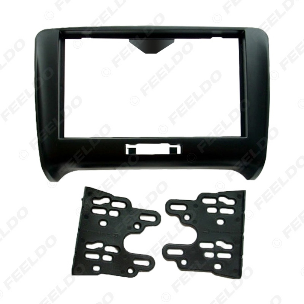 Picture of 2DIN Car Stereo Radio Panel Fascia Frame Adapter For AUDI TT (8J) 2006-2014 Refitting Dash Fitting CD Plate Frame Trim Kit