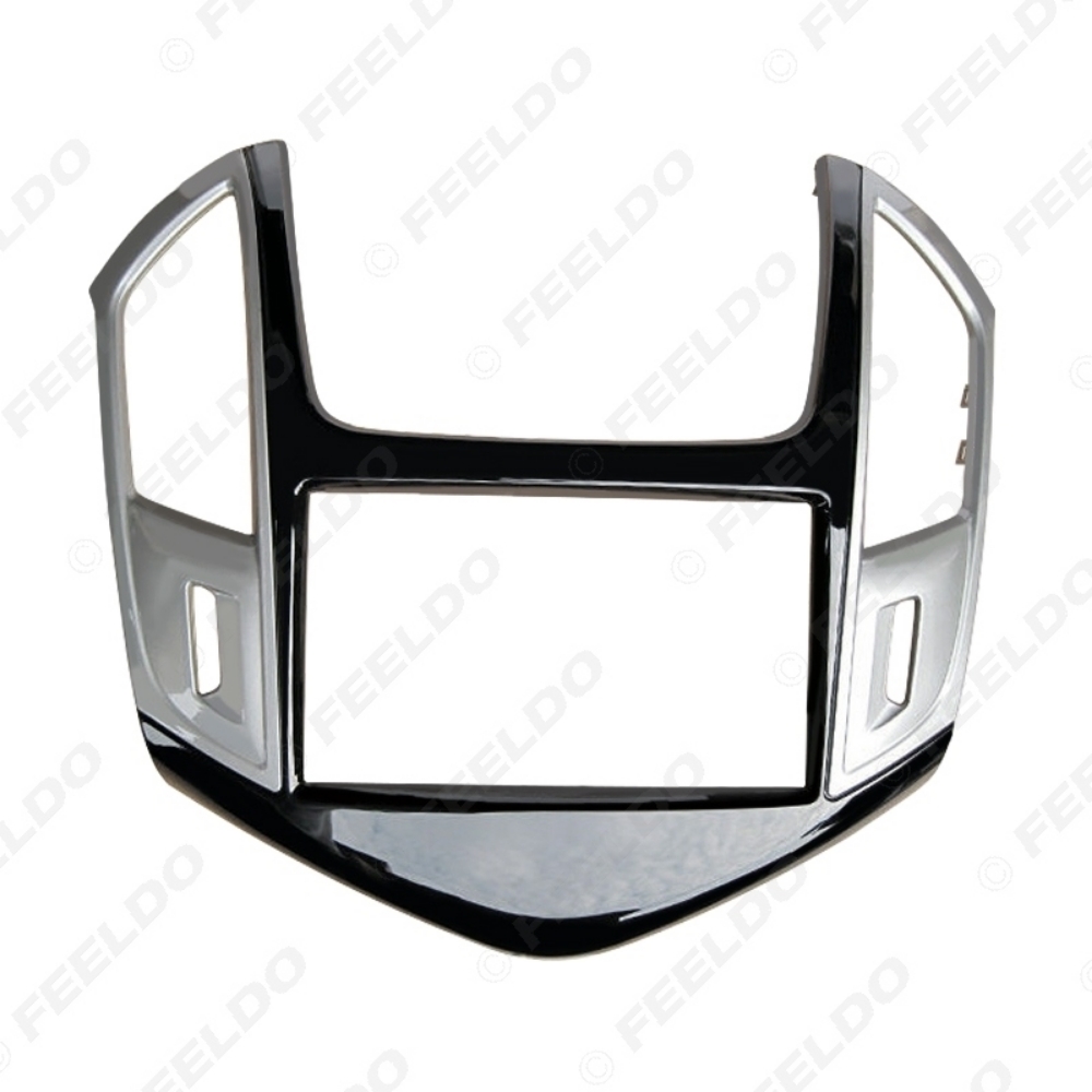 Picture of Car Refitting Radio DVD Panel Fascia Frame Adaptor For CHEVROLET Cruze 2012+ Stereo 2Din Dash Fitting Frame Mount Trim Kit