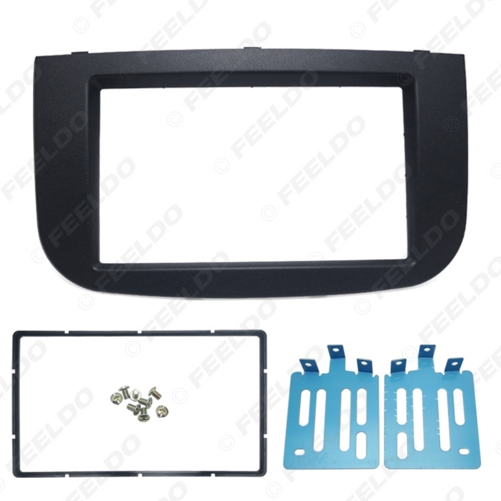 Picture of Car Radio Panel Fascia Frame for MITSUBISHI Colt 2008-2012 2Din Stereo Face Frame Dash Trim Mount Installaion Kit