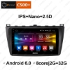 Picture of 9" 2.5D Nano IPS Screen Android 6.0 Octa Core/DDR3 2G/32G/4G LTE Car Media Player With GPS/FM/AM RDS Radio/Bluetooth /Mirror Link/USB/SD For Mazda 6 2009-2015
