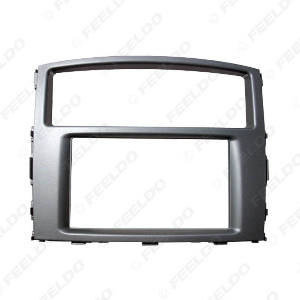 Picture of Car 2Din Panel Fascia Frame For Mitsubishi Pajero Shogun Montero 2007+ Stereo DVD Radio Dash Mount Installation Face Frame Kit