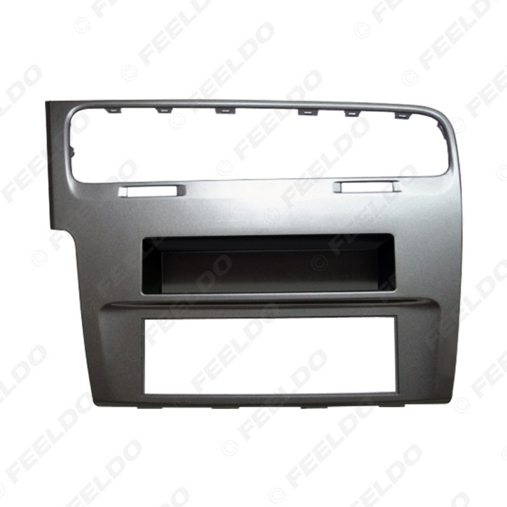 Picture of Car 1DIN Audio Radio Fascia Frame Adapter For VOLKSWAGEN Golf 7 2012+ Stereo Plate Panel Frame Dash Installation Mount Bezel