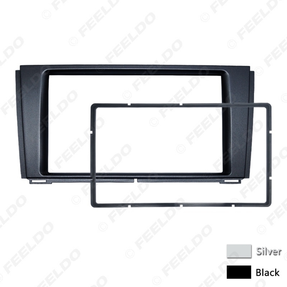 Picture of 2Din Car Fascia Frame Stereo Radio Audio Panel For JINBEI Grace 2009-2014 Dash Installation Trim Mount Kit