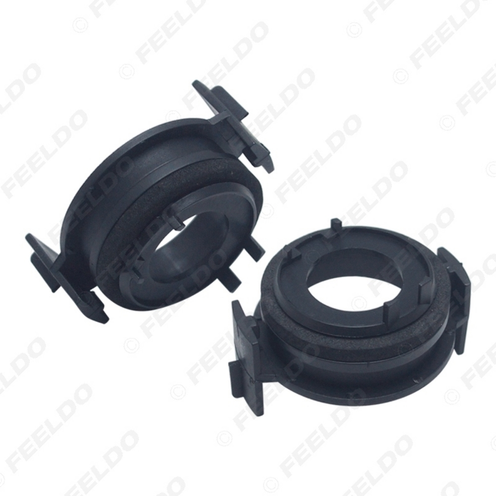 Picture of 2x H7 LED Headlamp Bulb Base Holders Adapter For BMW E46 3 Series LED Headlight Clip Retainer Scokect Adapter