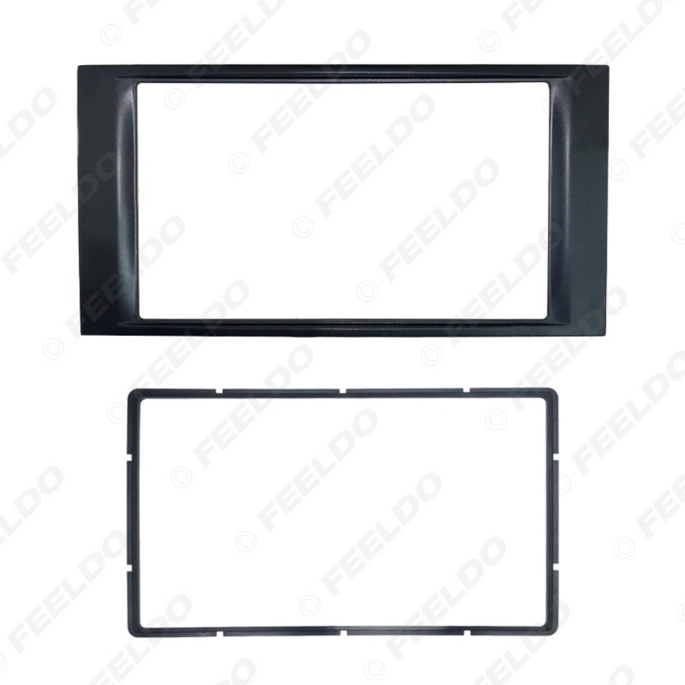 Picture of Car Stereo Radio Fascia Frame For VOLKSWAGEN Touareg 2009 2DIN Dash Panel Plate Frame Installation Mount Kit