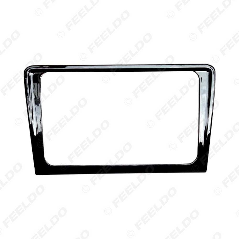 Picture of Glossy Black Car Refitting Radio Stereo Frame Fascia For Volkswagen Bora 2013-2015 2DIN DVD Dash Panel Frame Installation Kits