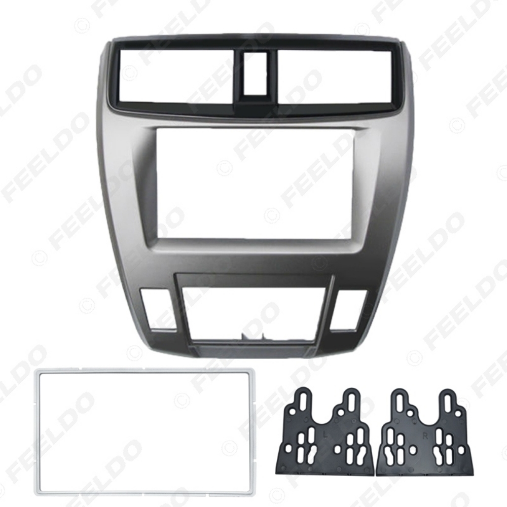 Picture of Car 2DIN Audio Radio In-dash Fascia Frame For HONDA City Ballade Stereo Dash Panel Plate Frame Installation Kit