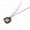 Picture of Car Headlight Lamp Holder H9 Base Bulb Socket Electrical Wire Connector Wiring Harness Plug Adapter