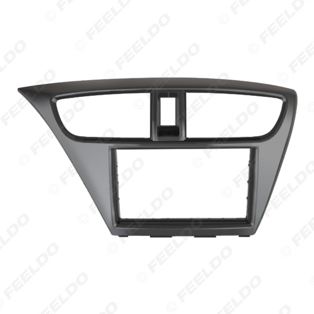 Picture of 2Din Car Radio DVD Dash Frame Fascia for Honda Civic (European,LHD) Stereo Panel Bezel Trim Face Plate Frame Mount Kit