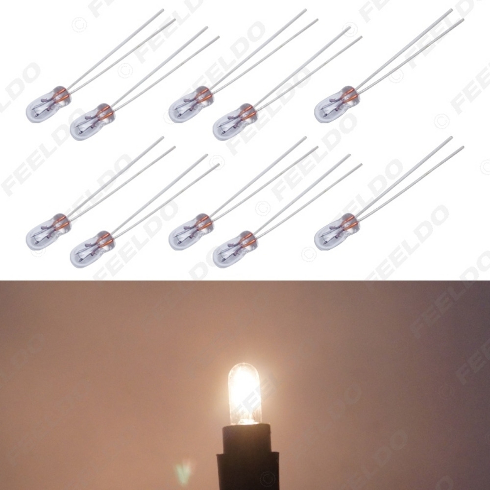 Picture of Car T3 12V 30MA Halogen Bulb External Halogen Lamp Replacement Dashboard Bulb Light Warm White