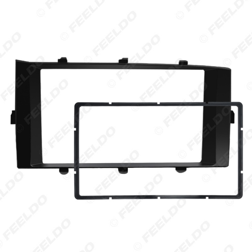 Picture of Car Stereo Radio Frame Fascia for Toyota Aqua RHD 2012-2014 2Din DVD Dash Panel Bezel Trim Face Plate Kit