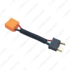 Picture of Car H4 Male To Femal Ceramic Socket Ceramic Wiring Harness Connector For Headlight Bulb Socket Adapter Holder