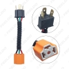 Picture of Car H4 Male To Femal Ceramic Socket Ceramic Wiring Harness Connector For Headlight Bulb Socket Adapter Holder