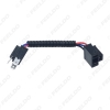 Picture of Car Headlight Cable H4 Male To Female Connector Plug Lamp Bulb Socket Automotive Wiring Adapter Holder