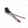 Picture of 2pcs/set Car LED Bulb Light 7443/7444/1891 Female & Male Socket Plug With 3-wire Extended Wire Connector
