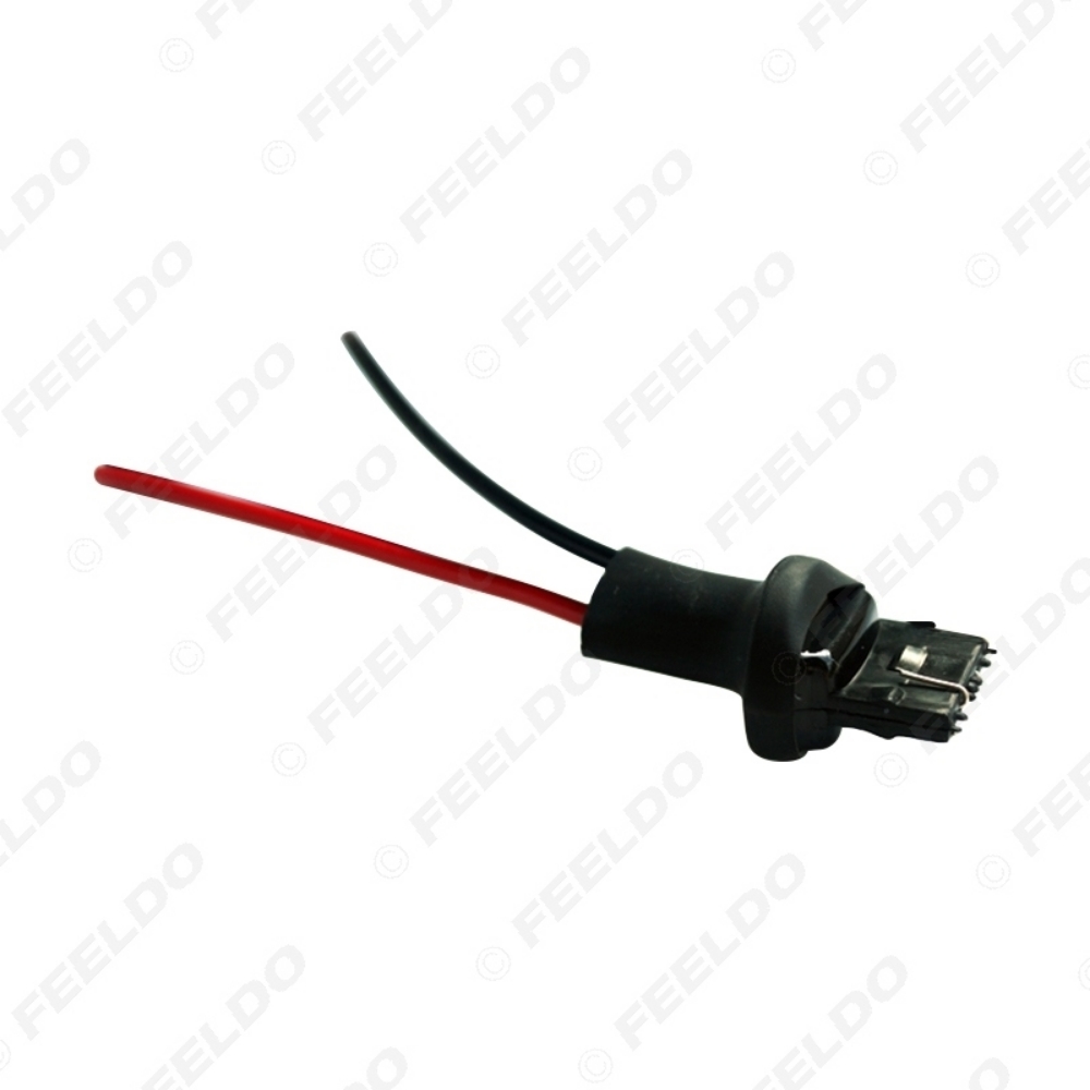 Picture of Car 7440/7441/1881 LED Bulb Light Male Socket Plug Adapter With 2-wire Extended Wire Connector Adapter