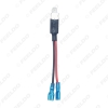 Picture of Car H1 LED HID Xenon Headlight Lamp Bulb Adapter Converter Cable Replacement Halogen Bulb Wiring Harness