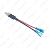 Picture of Car H1 LED HID Xenon Headlight Lamp Bulb Adapter Converter Cable Replacement Halogen Bulb Wiring Harness
