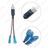 Picture of Car H1 LED HID Xenon Headlight Lamp Bulb Adapter Converter Cable Replacement Halogen Bulb Wiring Harness