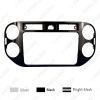 Picture of 2Din Car Radio Fascia Frame for Volkswagen Tiguan 2013-2019 Stereo Panel Dash Mount Trim Installation Kit