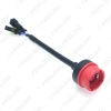 Picture of Car D2S D2R D2C D4S Headlight Socket Wiring Harness AMP Wire Relay Connector HID Ballasts Bulb Light Adapter