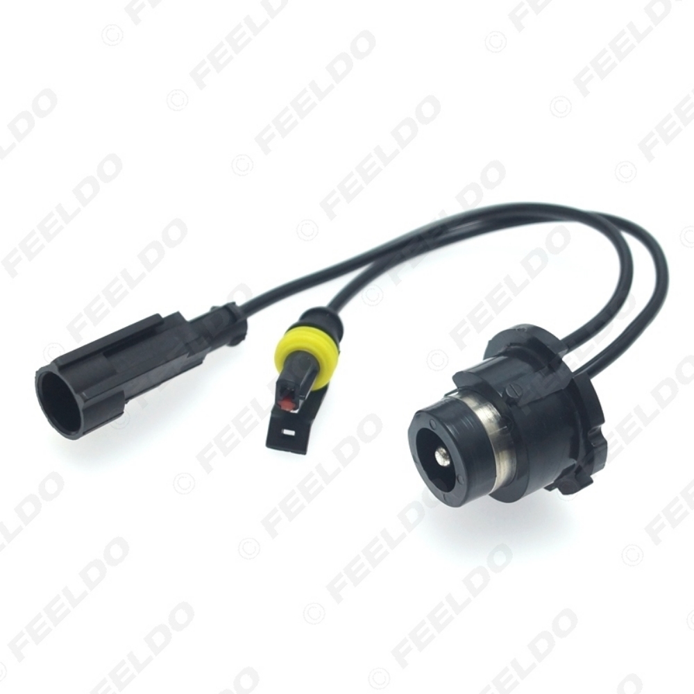 Picture of Car HID Xenon Headlight Bulb Lamp Ballast Wire Harness D2S D2R D2C D4S D4R D4S Socket Holder Wiring Coversion Cable