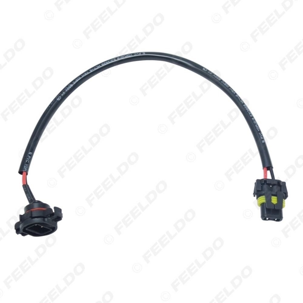 Picture of Car 12V 9006 To H16/5202 Plug Power Cable Wire Harness Extension Cable for HID Conversion Kit Ballast to Stock Cable