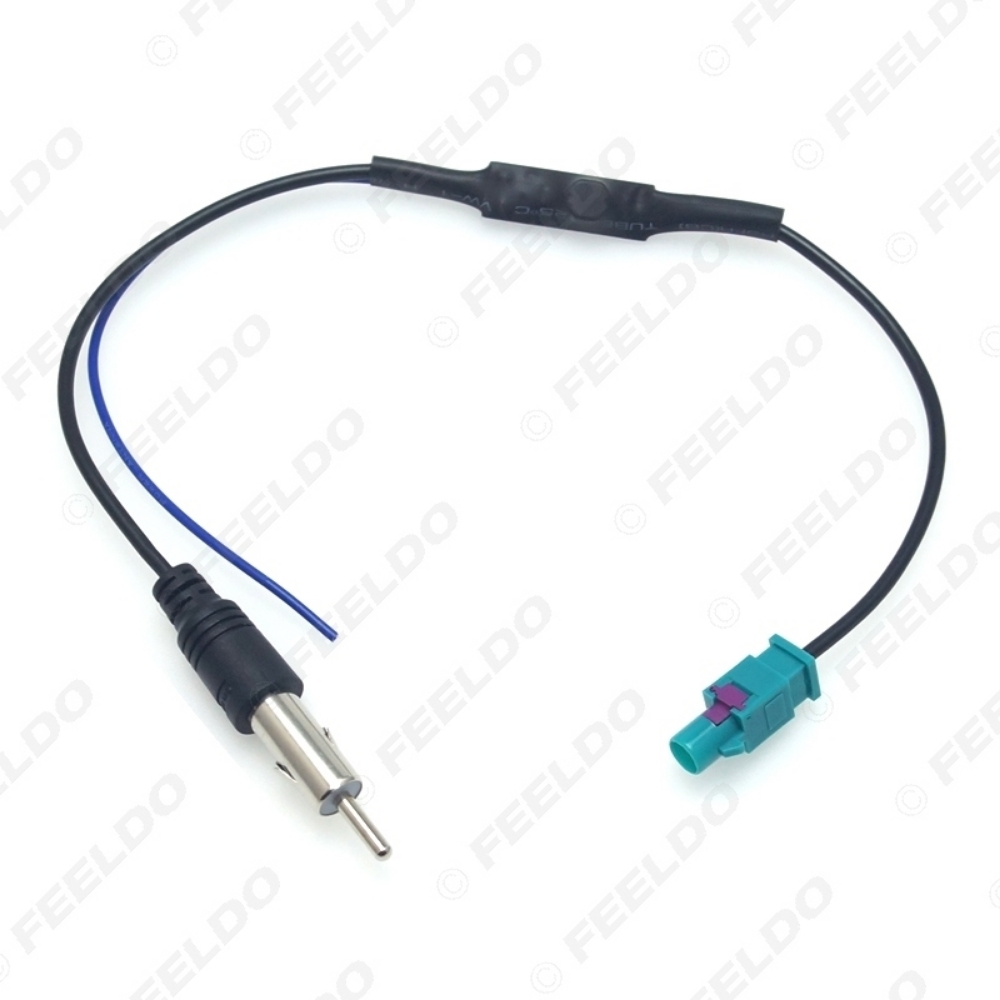 Picture of Auto Aftermarket Radio FM Antenna Installation Male Adapter for Volkswagen/Audi/BMW/Ford/Citroen/Chrysler Connector Wire Cable