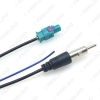 Picture of Auto Aftermarket Radio FM Antenna Installation Male Adapter for Volkswagen/Audi/BMW/Ford/Citroen/Chrysler Connector Wire Cable