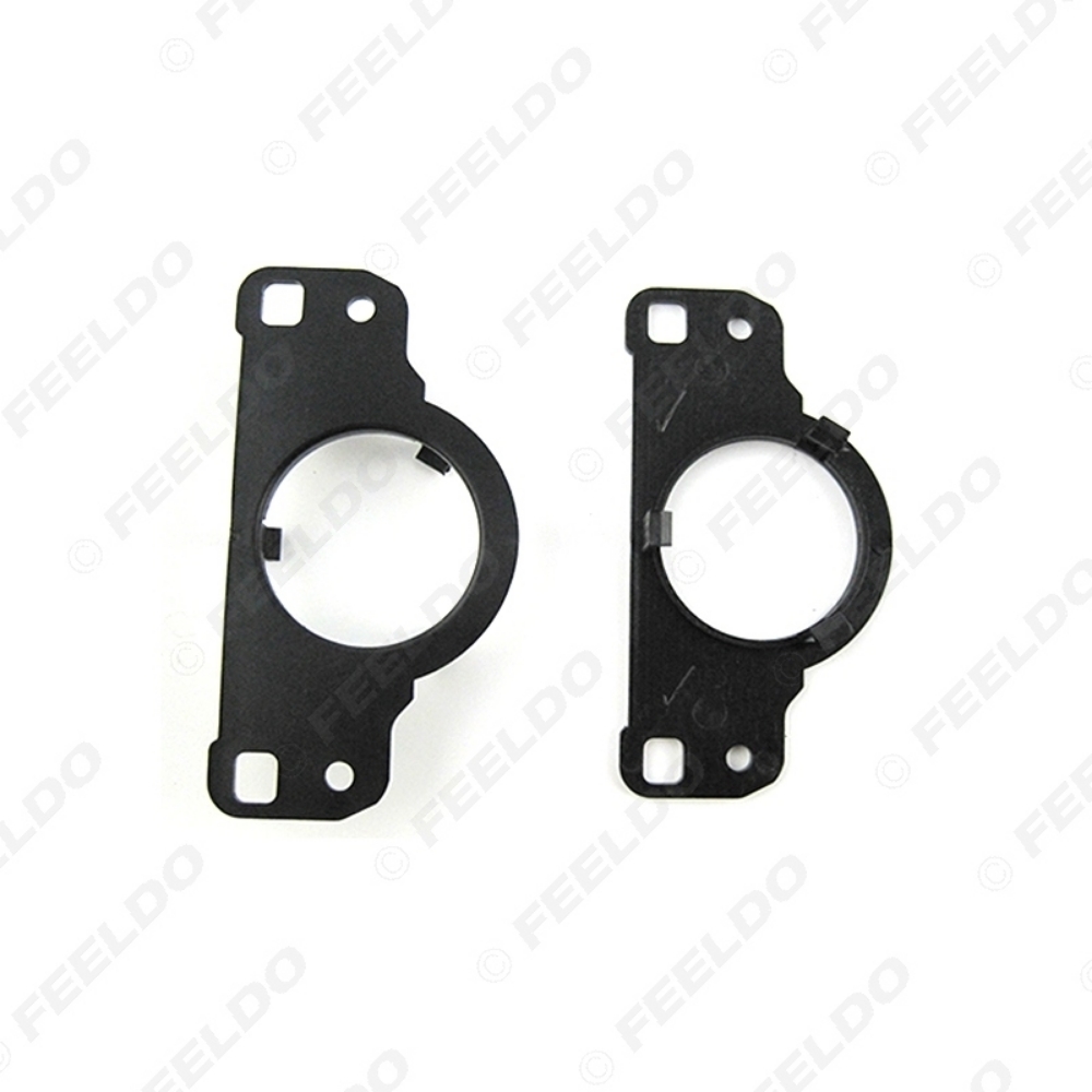 Picture of 2pcs Black Car Auto Speaker Spacers Mat for Audi A6 Q5 Tweeter Pads Reinforced Washer Mounting Kits