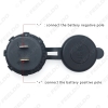 Picture of Car Dual USB Charger Power Socket Adapter With 5-Color LED Light 5V 3.1A for Motorcycle Auto Truck Boat Cigarette Lighter