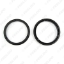 Picture of 2pcs Car 6.5" Front & Rear Door Speaker Mat for Suzuki Audio Speaker Spacer Modification Adapter Ring Pads