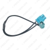 Picture of Car 1-Way Female To 2-Way Male FAKRA2-Z Radio Antenna Terminals With Amplifier For Volkswagen/Skoda/Audi OEM Head Unit #5791