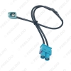 Picture of Car 1-Way Female To 2-Way Male FAKRA2-Z Radio Antenna Terminals With Amplifier For Volkswagen/Skoda/Audi OEM Head Unit #5791