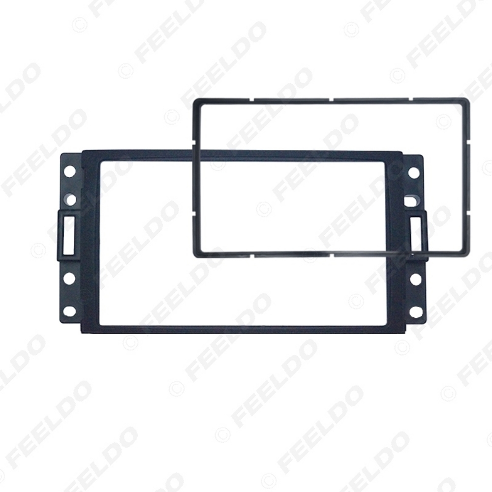 Picture of Car Refitting CD DVD Radio Fascia Frame for HUMMER H3 2DIN Stereo Dash Face Plate Frame Panel Mount Kit
