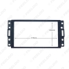 Picture of Car Refitting CD DVD Radio Fascia Frame for HUMMER H3 2DIN Stereo Dash Face Plate Frame Panel Mount Kit
