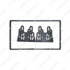 Picture of Car 2DIN Stereo Fascia Panel Frame Adapter For Aygo Citren C1 Peugeot Radio Dash Plate Frame Installation Kit