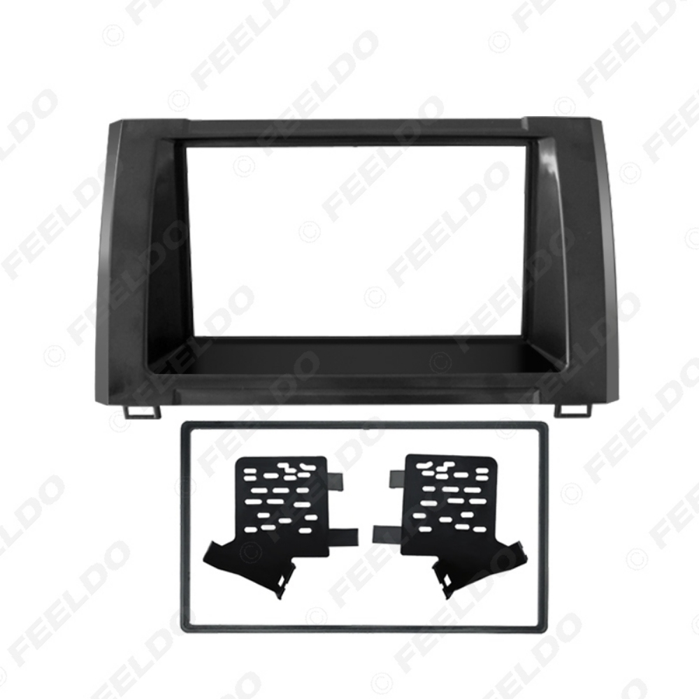 Picture of Car Refitting DVD 2Din Dash Panel Fascia Frame For Toyota Tundra 2014+ Audio Stereo Facia Trim Installation Kit