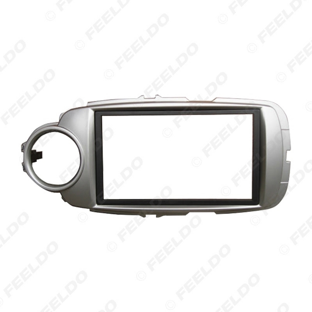 Picture of 2DIN Car Radio Fascia Panel Frame Adapter for Toyota Yaris (XP130) Stereo Dash Plate Frame Trim Installation Kit