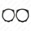 Picture of 2pcs Black Car Speaker Spacer Mat Adapter for MG Stereo Speacker Plates Bracket Pad Refitting Rings Trim Kit