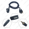 Picture of Car Audio Music 3.5mm AUX Cable AMI/MDI/MMI Interface USB+Charger For Audi Volkswagen Wire Adapter
