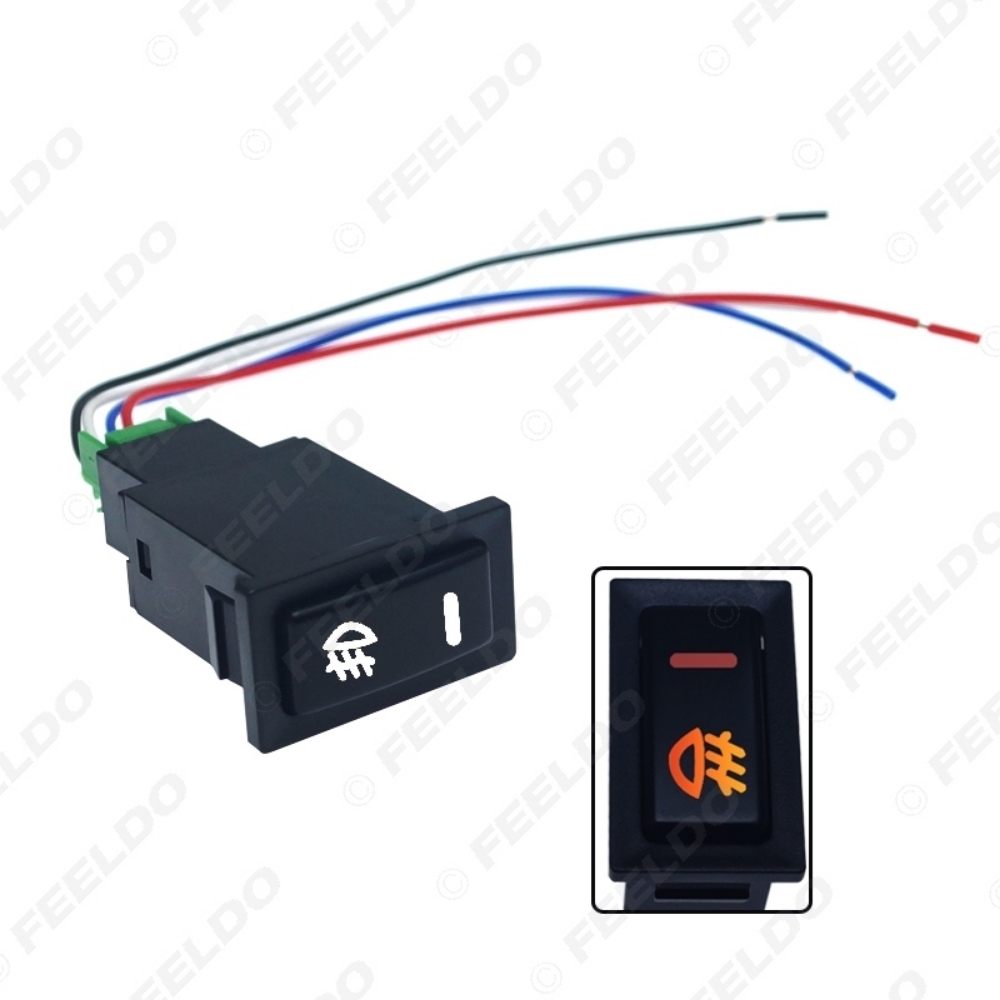 Picture of Car Fog Light Switch Working Light Switch For NISSAN 2013+ Qashqai Juke Tiida Almera 5pin On-off Switch Wire Cable