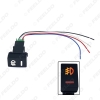 Picture of Car Fog Lights Switch 5Pin On-Off Button with Cable For Honda Fit City Auto Work Light Switch Wire