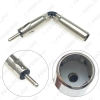 Picture of Car Auto Radio AM/FM Stereo Iso Male Plug To Din Aerial Antenna Mast Adapter Square Bend Radio Connector