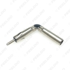 Picture of Car Auto Radio AM/FM Stereo Iso Male Plug To Din Aerial Antenna Mast Adapter Square Bend Radio Connector
