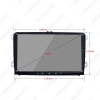 Picture of 9inch Ultra Slim Android 8.1 Quad Core Car Media Player With GPS Navi Radio  For VW Golf 5/6/Polo/Passat/Jetta/Tiguan/Touran
