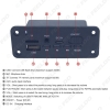 Picture of Car MP3 WMA Decoder Board Audio Module 2 x 3W Amplifier Radio FM Receiver USB TF Port Bluetooth MP3 Player DC5V