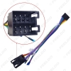 Picture of 16P Car Head Unit Wire Harness Adapter For Volkswagen ISO OEM Car Radio Harness