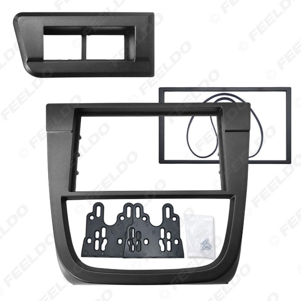 Picture of Car 2DIN Radio Fascia Frame For VOLKSWAGEN Gol G5(08~16)/Voyage(08~16)/Saveiro(09~16) Stereo Dash Panel Plate Frame Installation Mount Kit