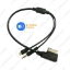 Picture of Car AMI/MDI Interface To 3.5mm Male Audio AUX + Lightning Jack Charge Only Adapter Cable For Audi/Volkswagen(Model Year:09~14)